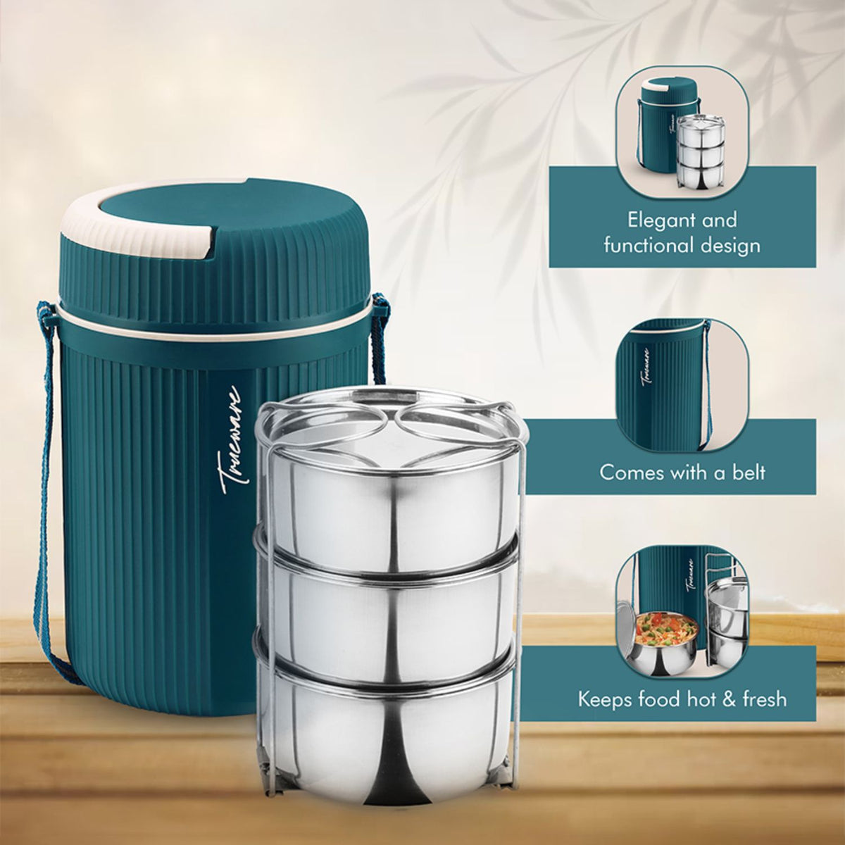 Trueware Quick Meal 3 Lunch Box