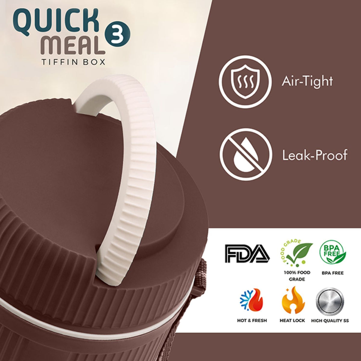 Trueware Quick Meal 3 Lunch Box