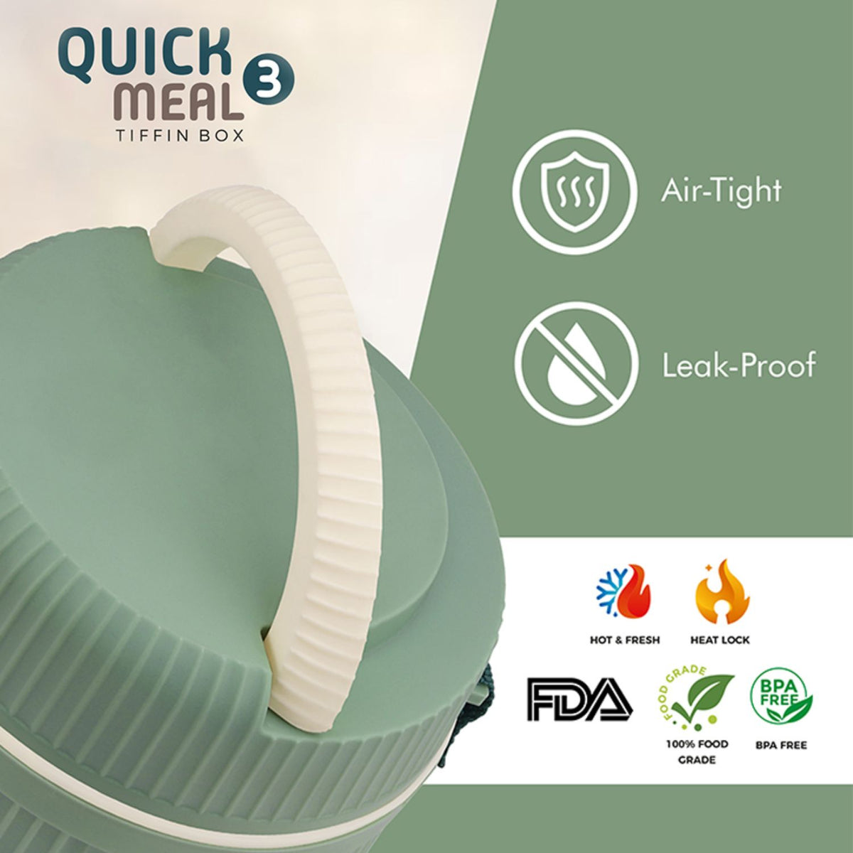 Trueware Quick Meal 3 Lunch Box