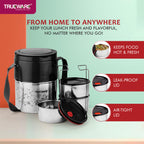 Trueware Steelex 3 Lunch Box I 3 Containers