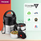 Trueware Steelex 3 Lunch Box I 3 Containers