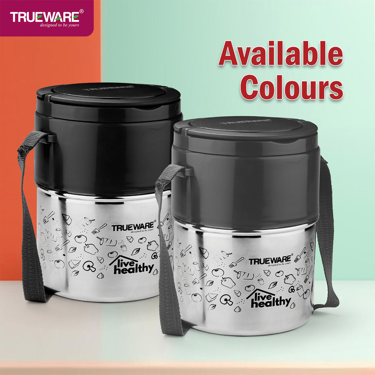 Trueware Steelex 3 Lunch Box I 3 Containers