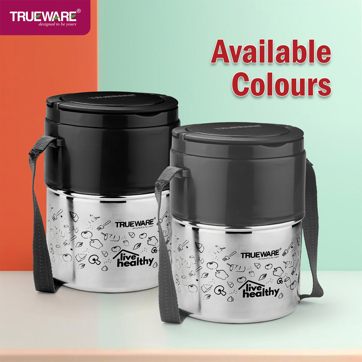 Trueware Steelex 3 Lunch Box I 3 Containers