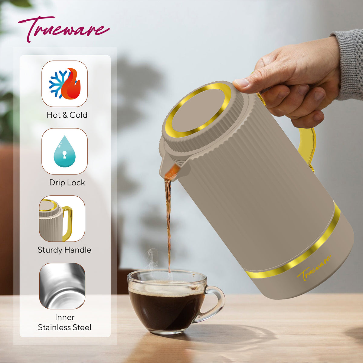 Trueware Marvel 800 Insulated Jug | 750 ml