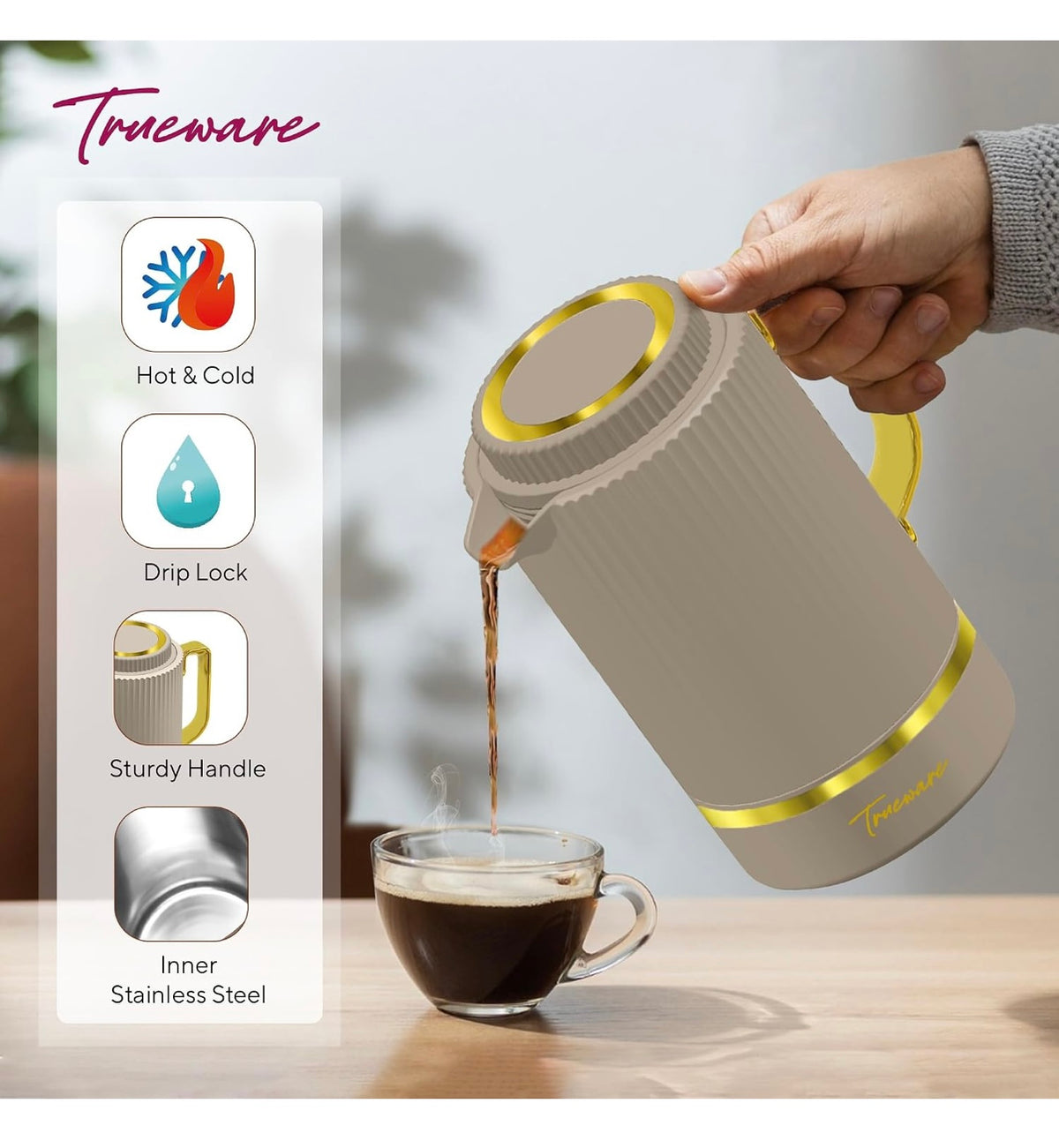Trueware Marvel 800 Insulated Jug | 750 ml