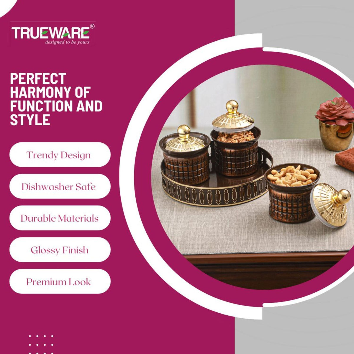 Trueware Venice Luxury Serving Set