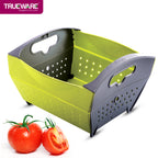 Trueware Magic Colander Basket | Multi-Purpose Washing & Draining Basket