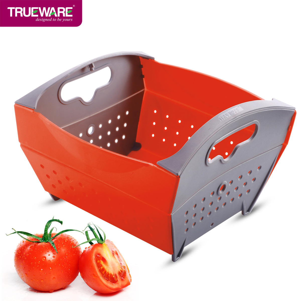 Trueware Magic Colander Basket | Multi-Purpose Washing & Draining Basket