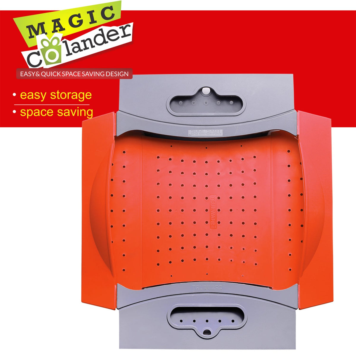 Trueware Magic Colander Basket | Multi-Purpose Washing & Draining Basket