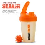 Trueware Mini Smart Protein Shaker with PP Blender Ball | 500 ml