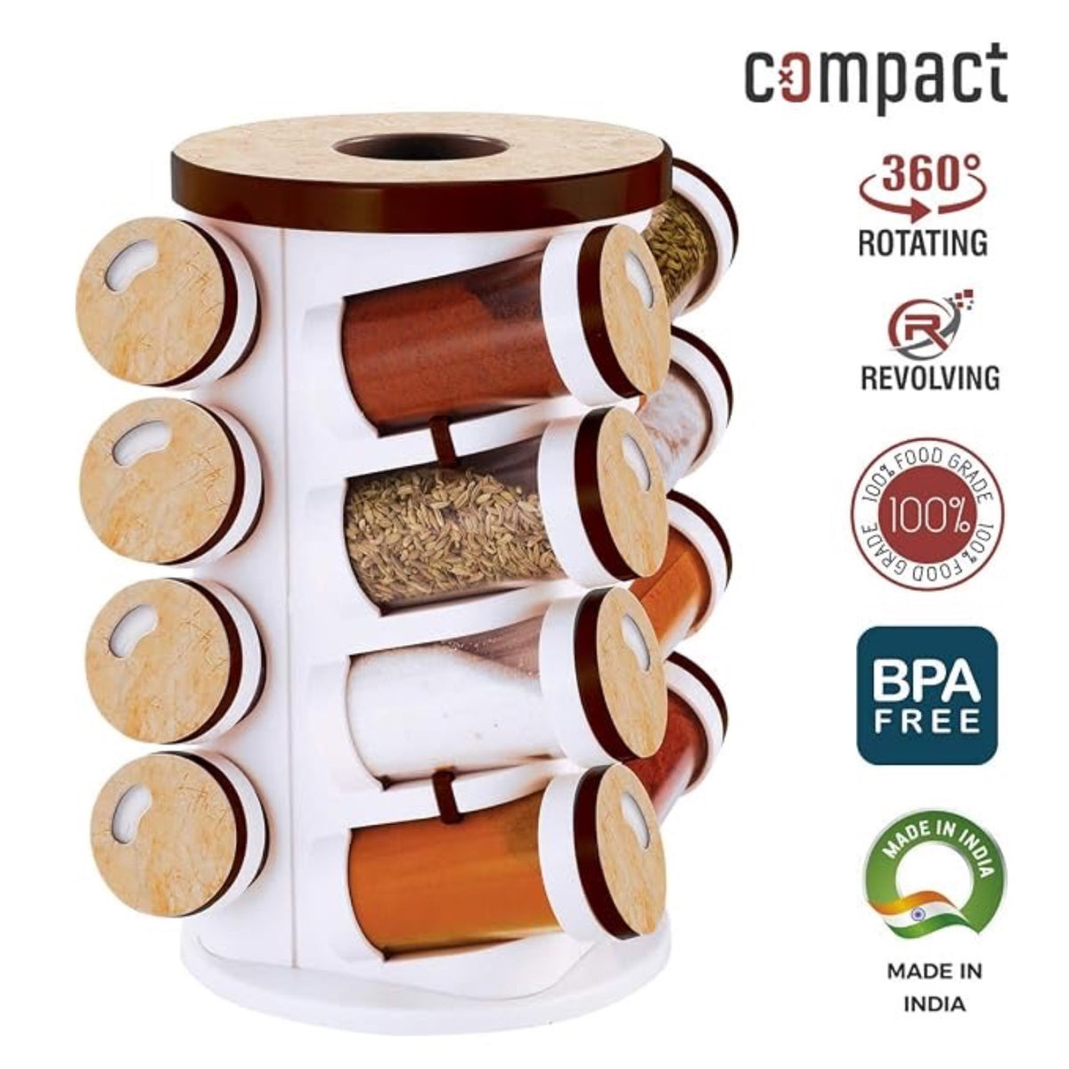 Trueware Spice Rack 16-in-1
